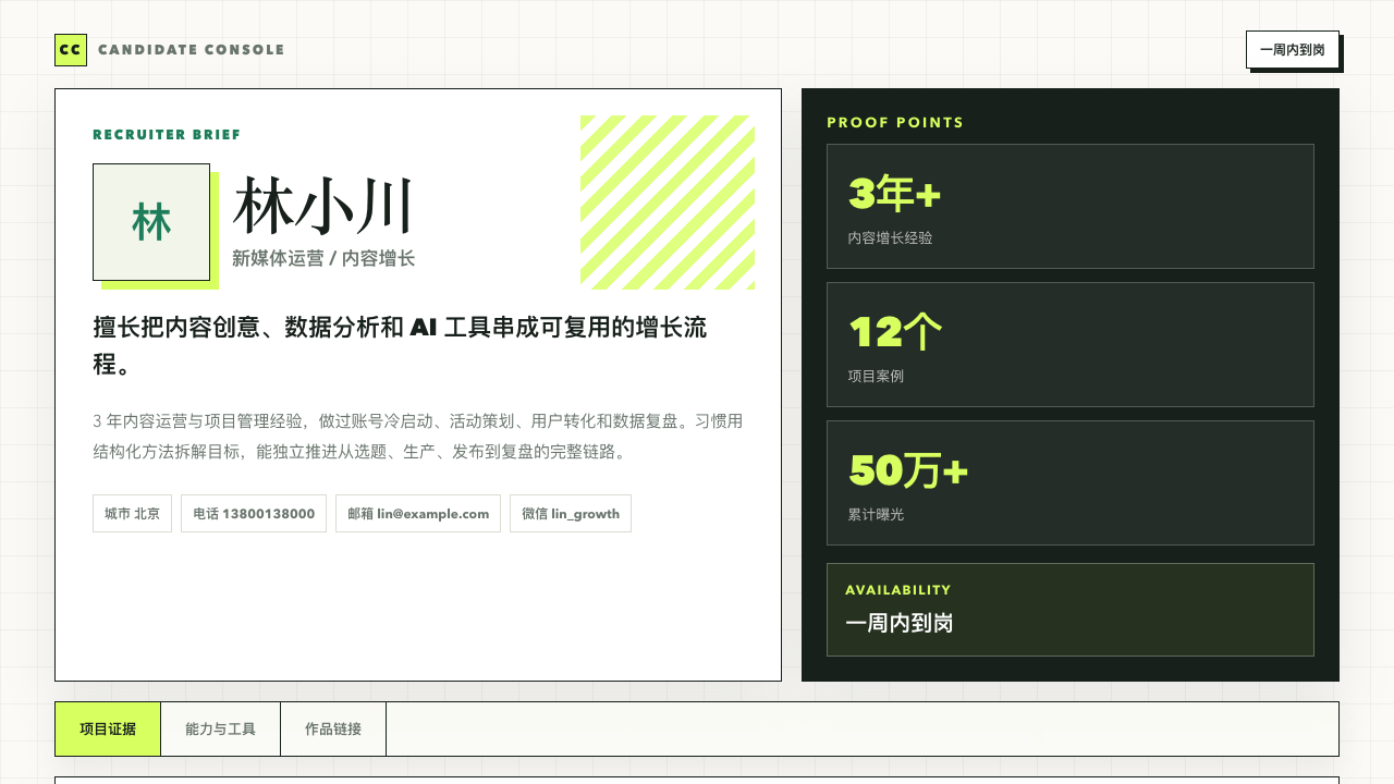 招聘官速览